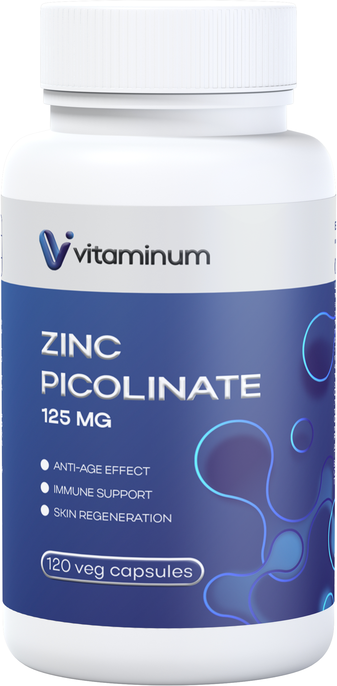 Vitaminum БАД К ПИЩЕ «ZINC PICOLINATE BIOCAPS» 720 МГ 120 капсул