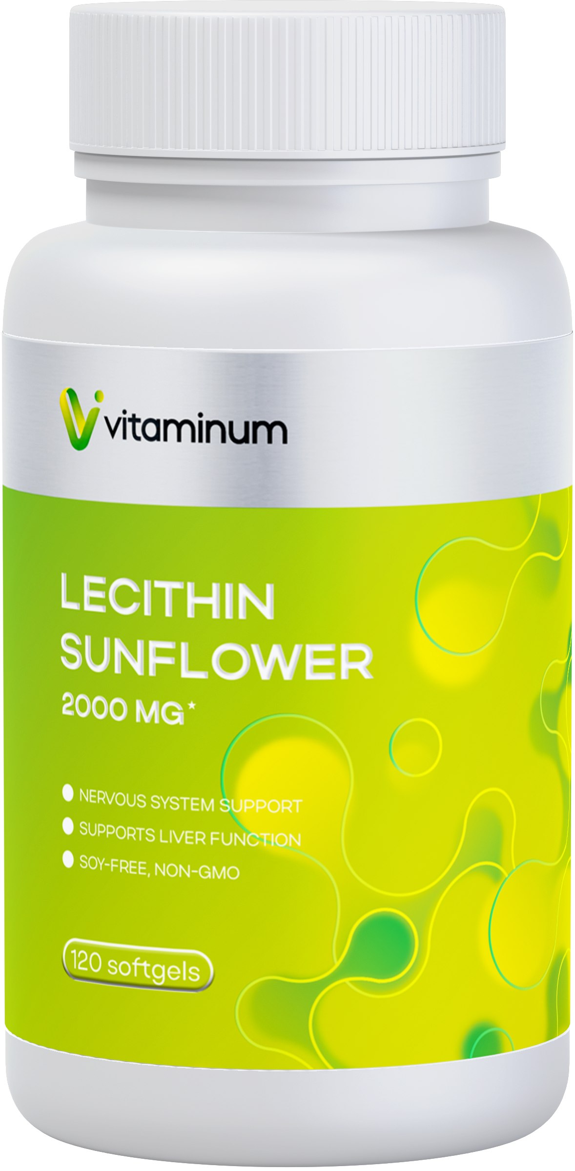 Vitaminum ЛЕЦИТИН ПОДСОЛНЕЧНЫЙ (2000 MG*) 120 капсул 1500 мг