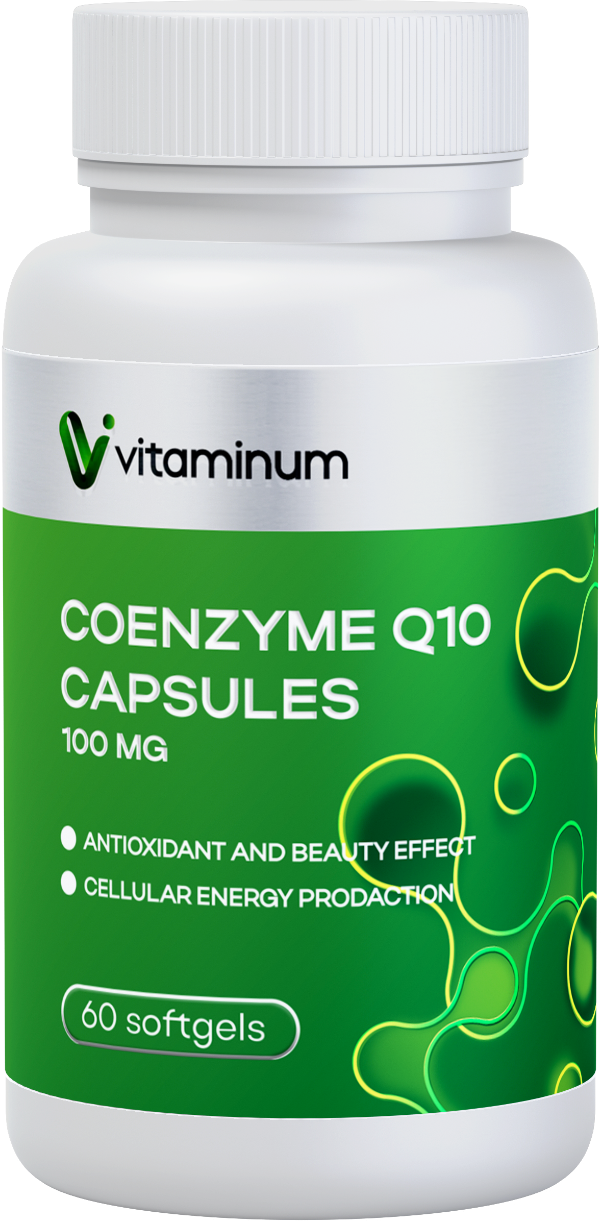 Vitaminum КОЭНЗИМ Q10 (100 MG) 60 капсул 700мг